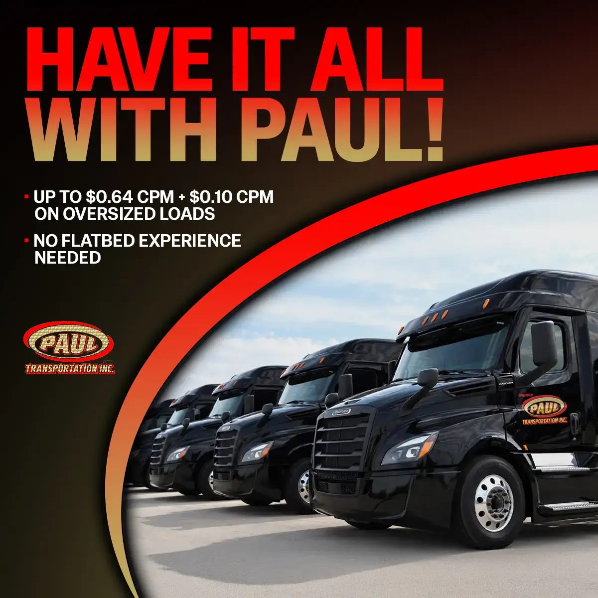 CDL-A OTR Flatbed Drivers